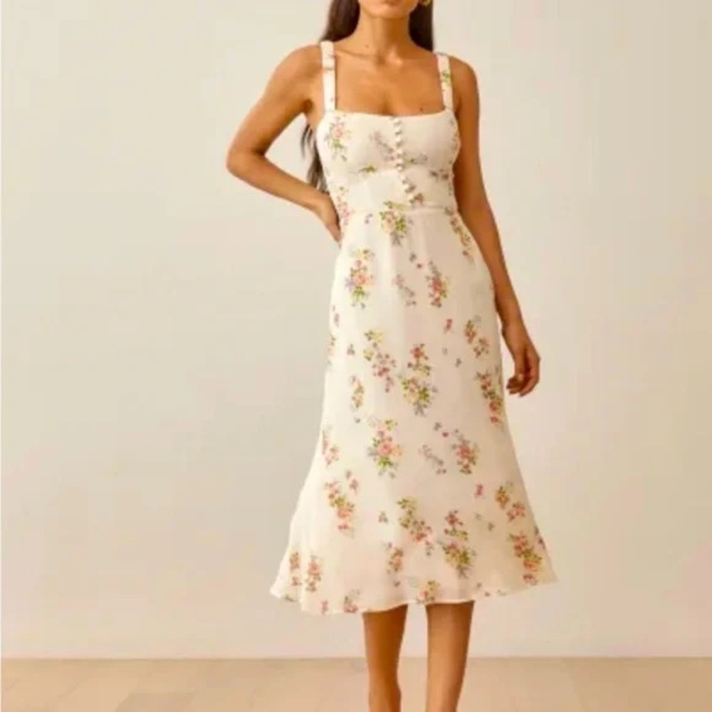 Reformation Camari Midi Dress in Perfume